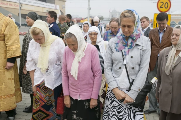 В Барнауле отметили День крещения Руси.