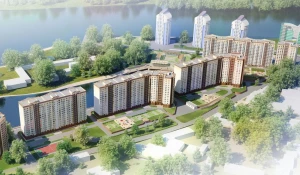 Строительная компания "Сибирия" опубликовала новые рендеры жилого комплекса "Новая пристань".