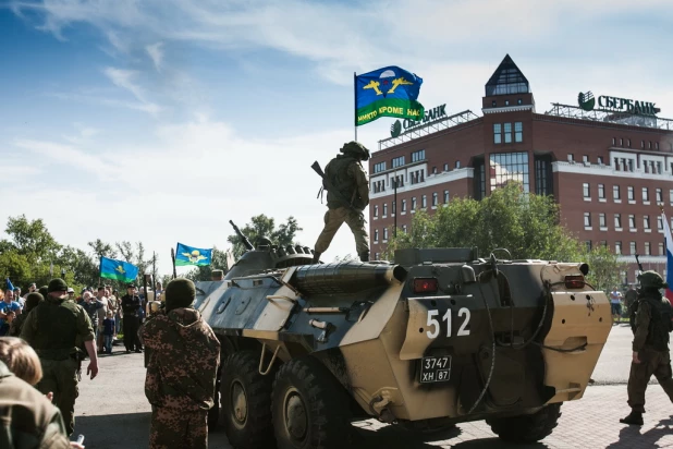 День ВДВ в Барнауле. 2 августа 2016.