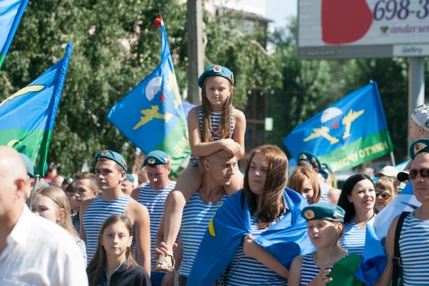 День ВДВ в Барнауле. 2 августа 2016.