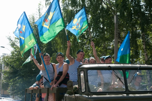 День ВДВ в Барнауле. 2 августа 2016.