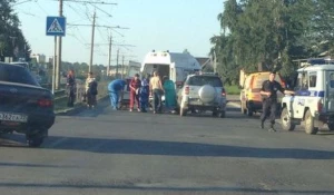 На улице Северо-Западной сбили женщину. 3 августа 2016 года.