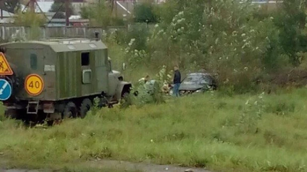 ДТП на трассе "Барнаул-Новосибирск".