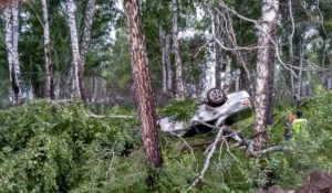 ДТП с участием Toyota Mark II.