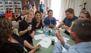 Команда участников конкурса "Молодой лидер"