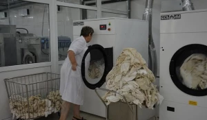 Прачечная в горбольнице №11.