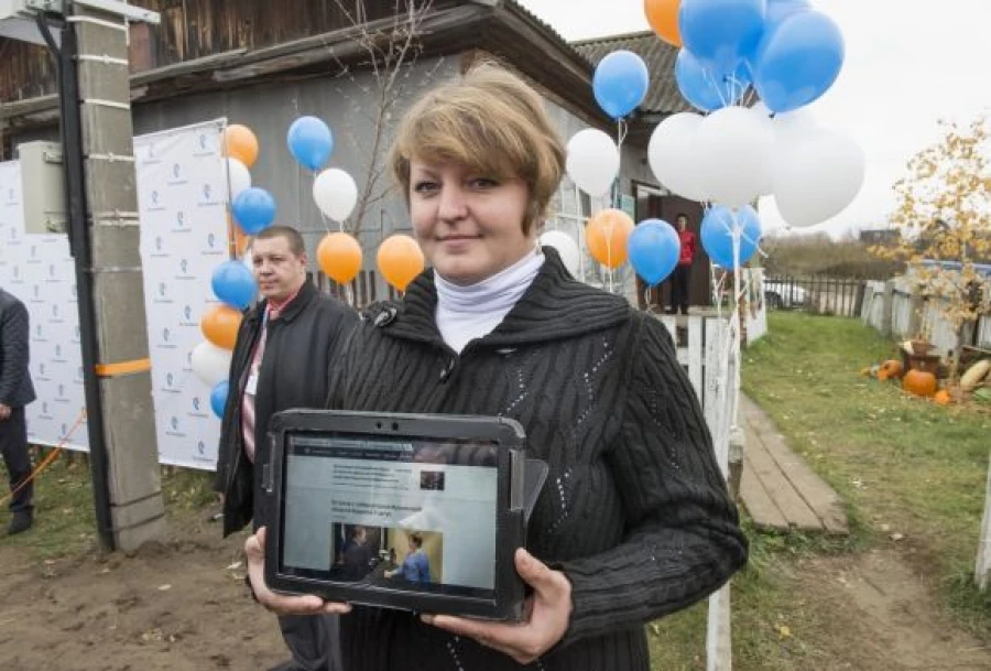 Открытие первой точки доступа в Сибири по проекту устранения цифрового неравенства.