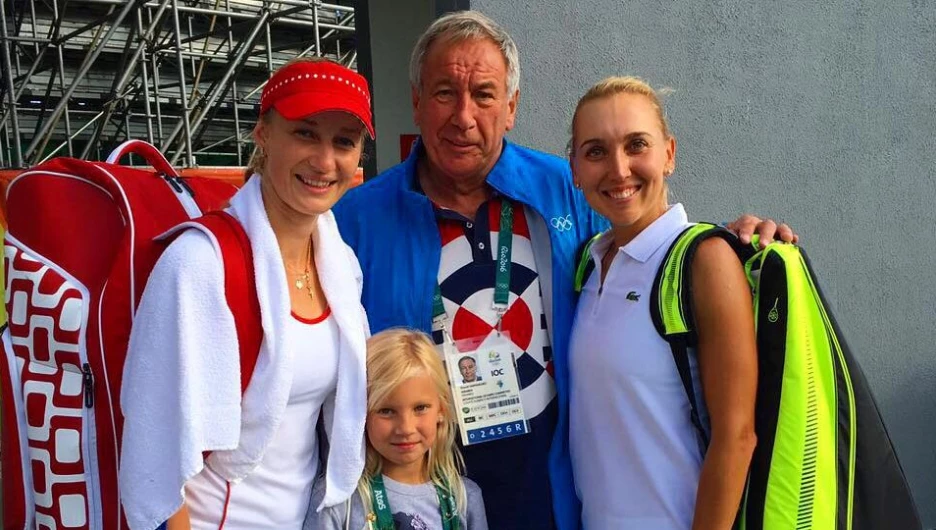 Теннисистки Екатерина Макарова и Елена Веснина.