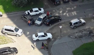 ДТП на улице Партизанской. 15 августа 2016 года.