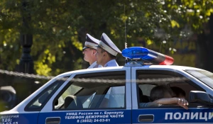 Полицейские.