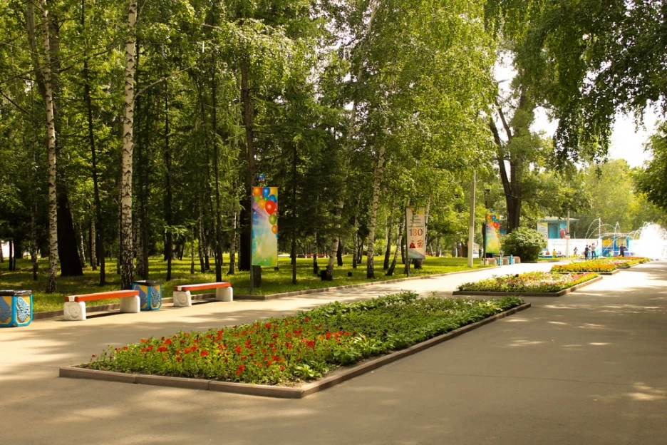 Парк Центральный Барнаул Фото