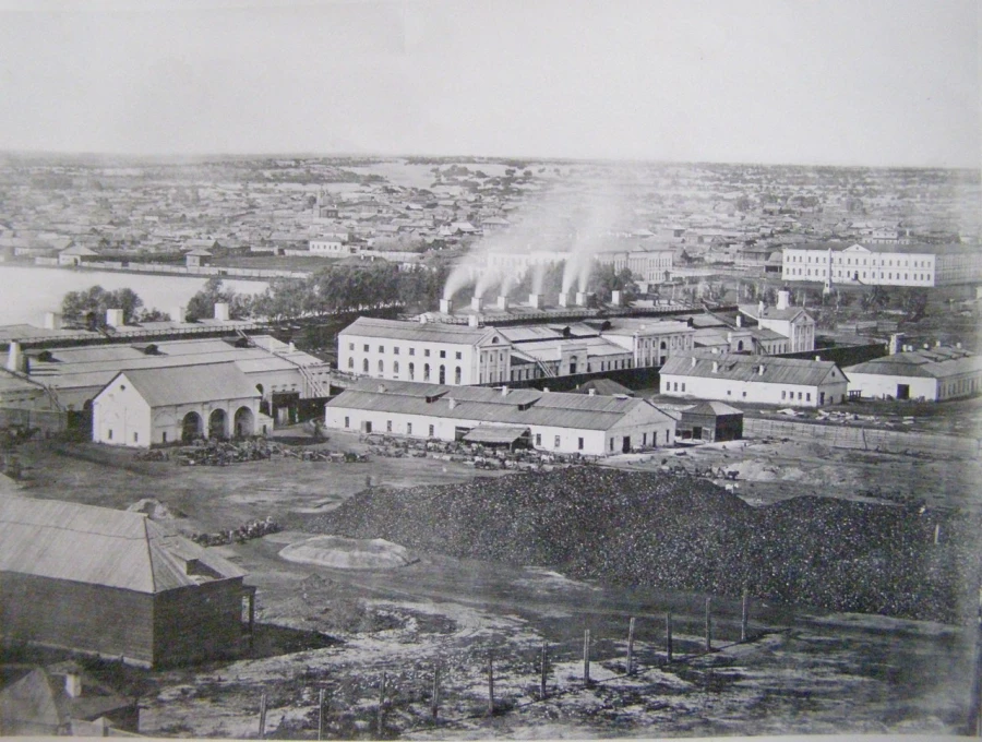 Сереброплавильный завод, конец XIX в.