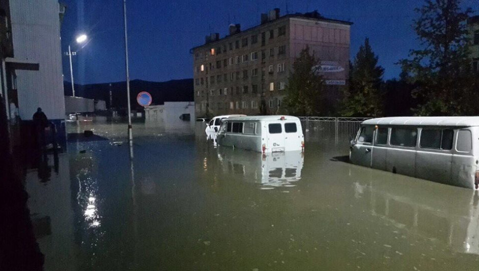 Потоп в Магаданской области.