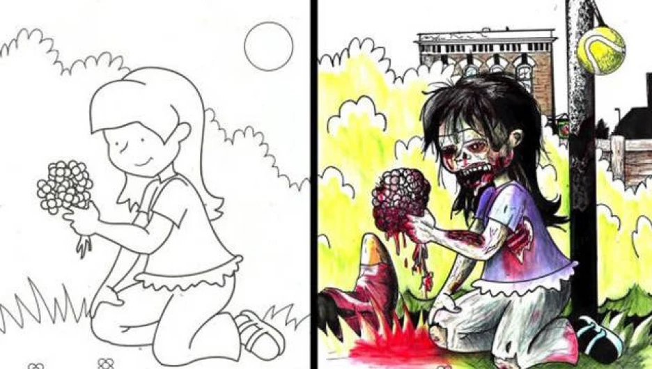 Недетские раскраски.