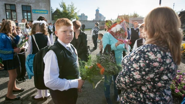 1 сентября 2016 в барнаульской школе №13.