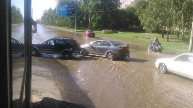 Потоп на улице Попова