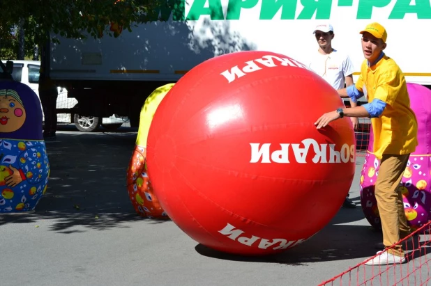 Спортивный праздник от сети "Мария-Ра" в День города-2016.