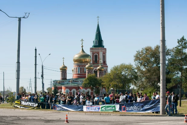 Соревнования по автослалому на День города-2016.