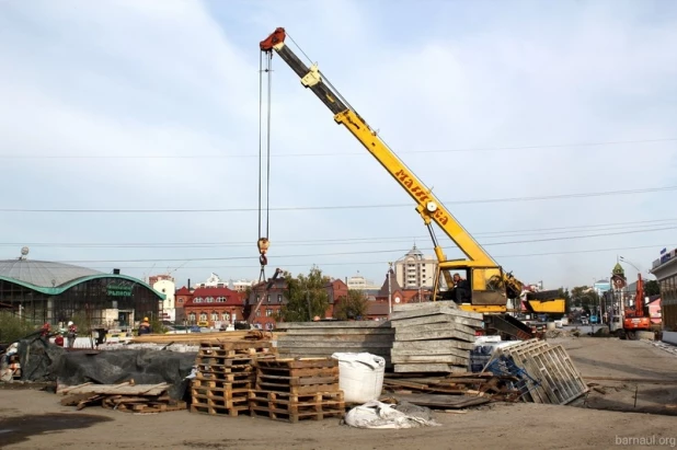 Реконструкция моста через Барнаулку.