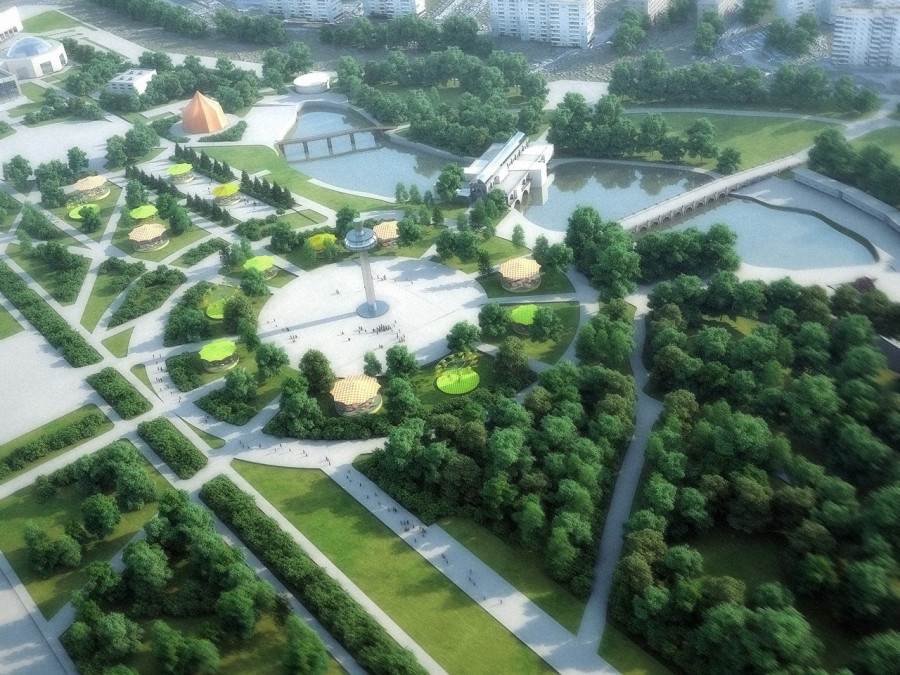 Предложение Александра Деринга по реконструкции парка &quot;Юбилейный&quot;.
