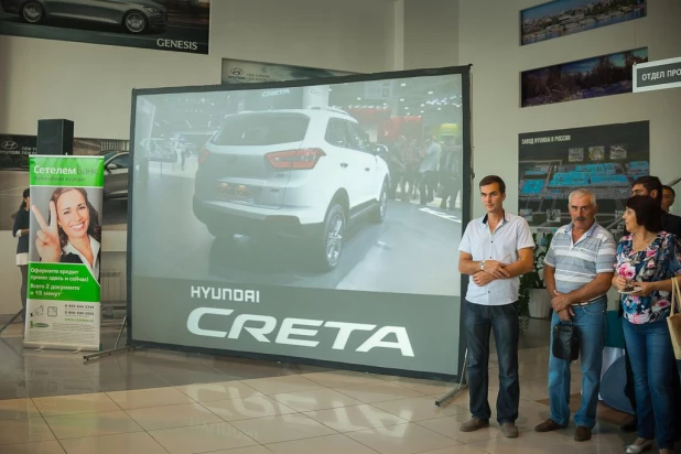 Автоцентр АНТ провел презентацию нового бестселлера Hyundai Creta.