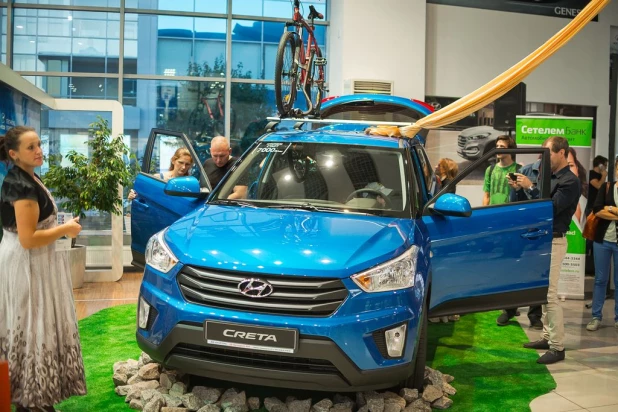 Автоцентр АНТ провел презентацию нового бестселлера Hyundai Creta.