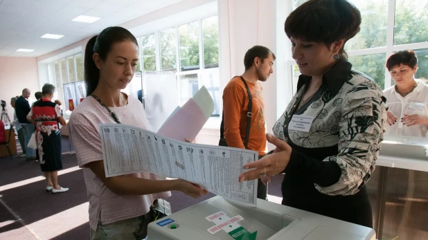 Выборы в Барнауле. 18 сентября 2016 года.