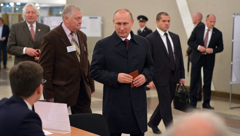 Владимир Путин проголосовал на выборах 18 сентября.