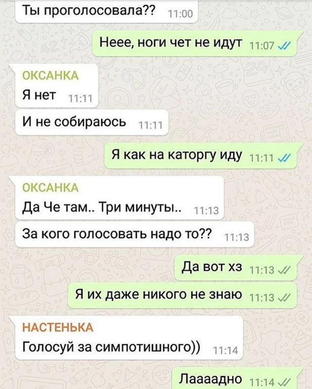 Выборные приколы.