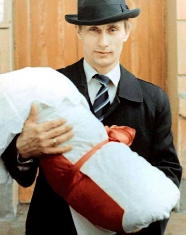 Владимир Путин с дочерью,