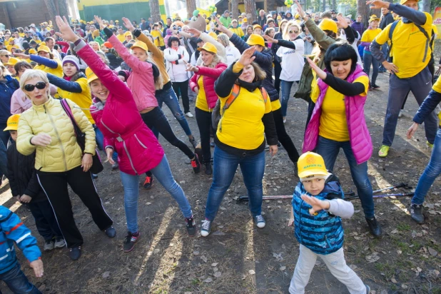 "День  ходьбы" в Барнауле. 25 сентября 2016 года.