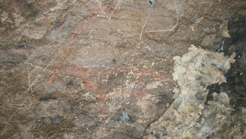 Рисунки каменного века в Горном Алтае. 