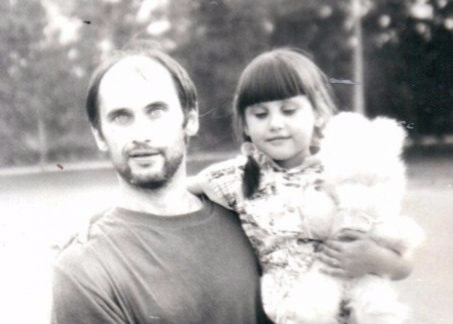 Сергей Бузиновский с дочерью.