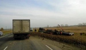 ДТП на трассе "Барнаул-Рубцовск".