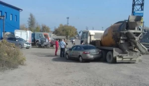 ДТП на территории предприятия на 9-м Заводском проезде, 38. 30 сентября 2016 года.