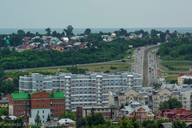 Частный сектор Барнаула. 