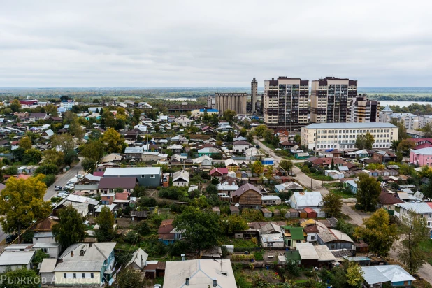 Частный сектор Барнаула. 