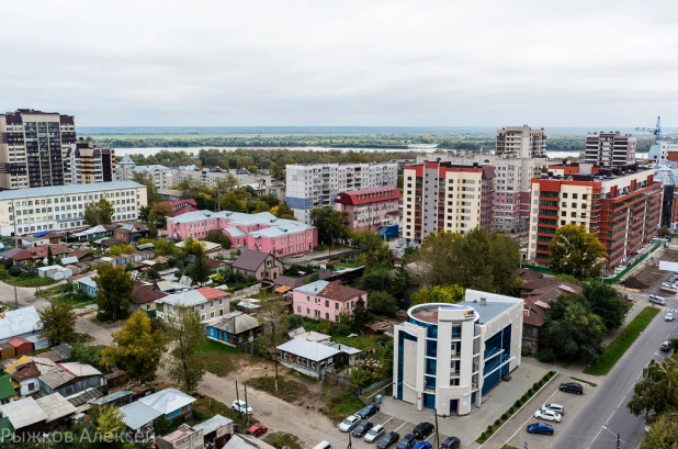 Частный сектор Барнаула. 