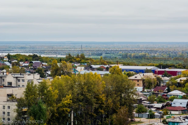 Частный сектор Барнаула. 