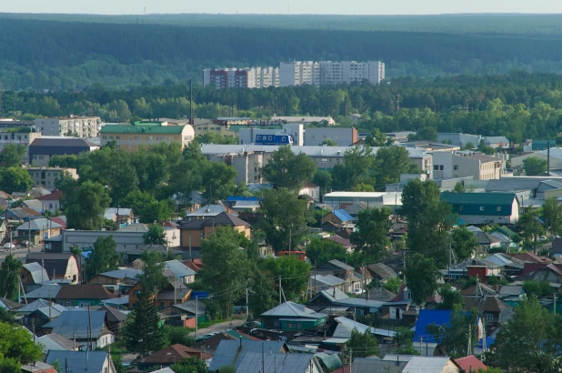 Частный сектор Барнаула. 