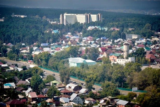 Частный сектор Барнаула. 