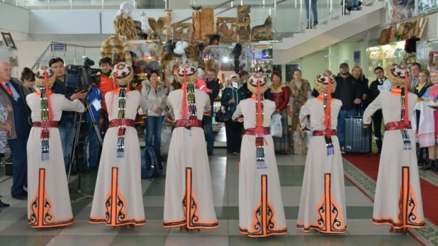 В аэропорту Горно-Алтайска.