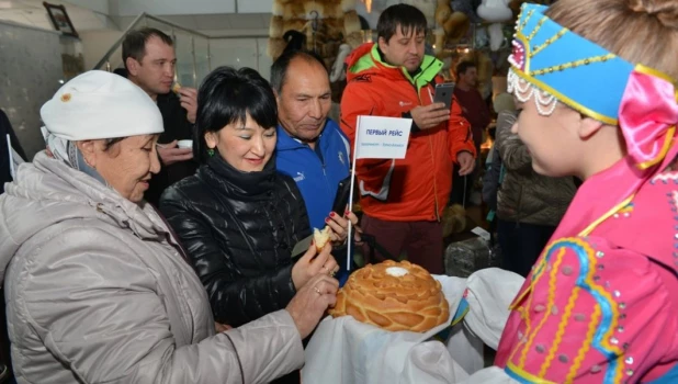 В аэропорту Горно-Алтайска.