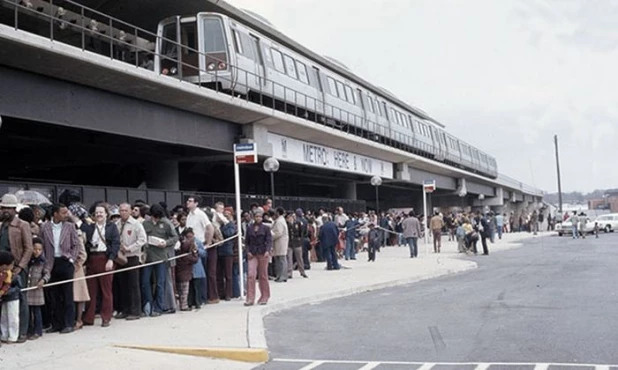 Открытие Вашингтонского метрополитена, 27 марта 1976 года, США