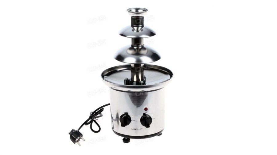 Шоколадный фонтан Clatronic SKB 3248 (серебристый).