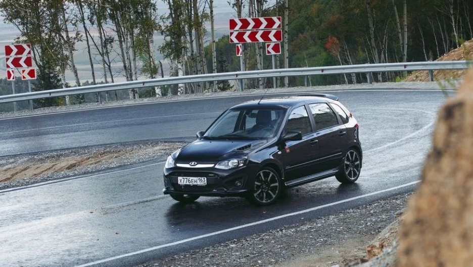 Lada Kalina на Алтае