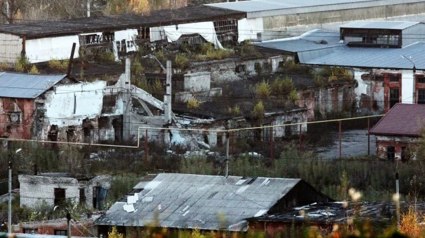 Барнаульский сереброплавильный завод. Октябрь 2016 года.