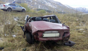 В Шебалинском районе разбился водитель автомобиля Toyota Carina.