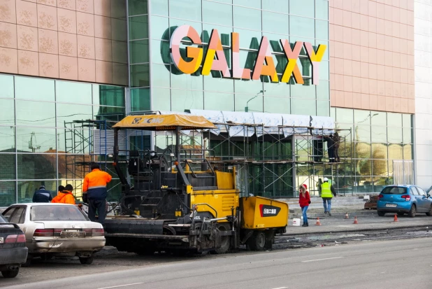 В Барнауле достраивают ТРЦ Galaxy.