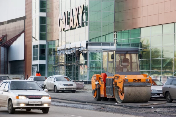 В Барнауле достраивают ТРЦ Galaxy.